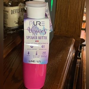 PURE WAVES SPEAKER WATER BOTTLE